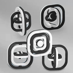 3D Flip Spinner – Stress & Focus Toy