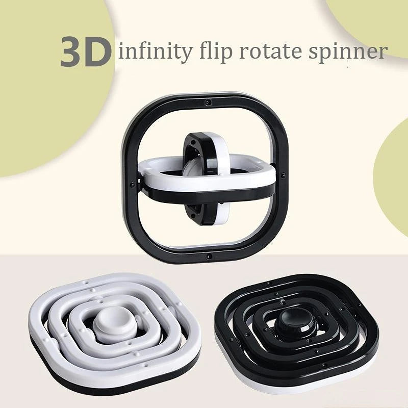 3D Flip Spinner – Stress & Focus Toy